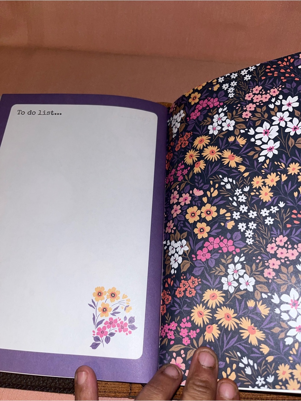 Jane’s Agenda Classic Dark BrowPebbled Leather PlannerCover with 4 inserts - Picture 10 of 16